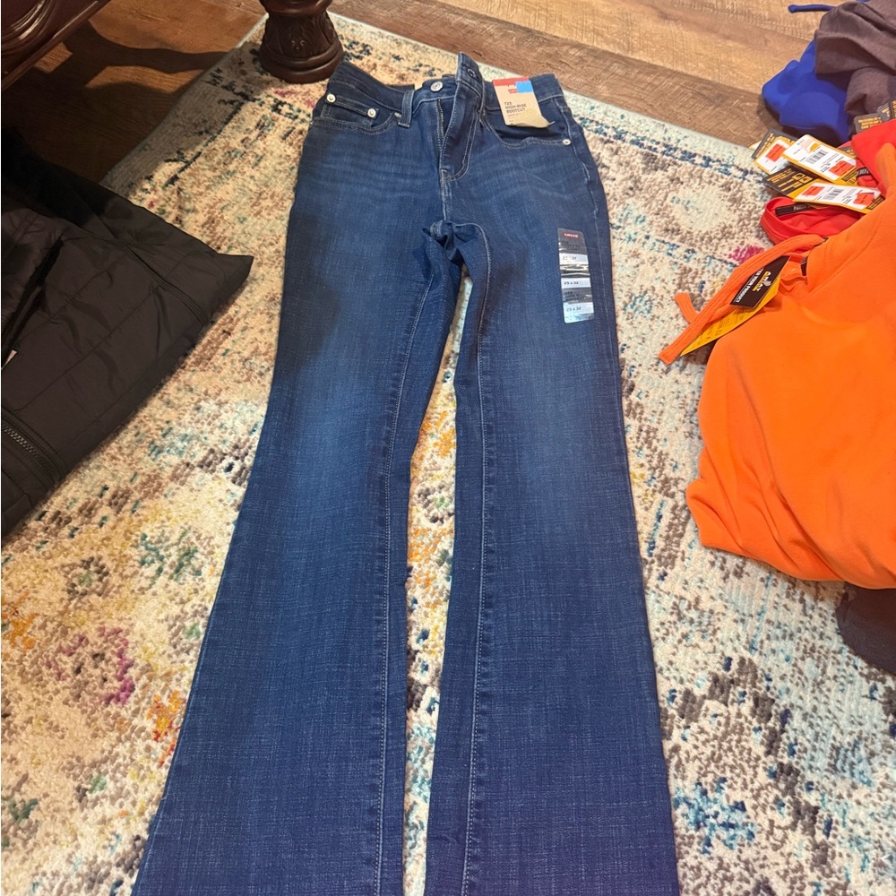 Levi's Dark Blue Flare Women's Jeans